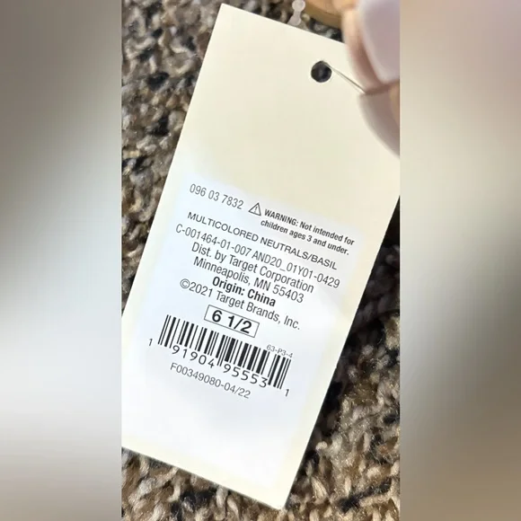 NWT • A New Day • Women's Basil Braided Mule Heel • 6.5W + 6.5 • Multicolored - Picture 8 of 8